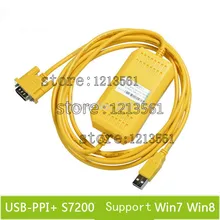 USB-PPI+ PLC Кабель для программирования, для Siemens CPU222/CPU224/CPU224XP/CPU226 все серии поддержка Win7