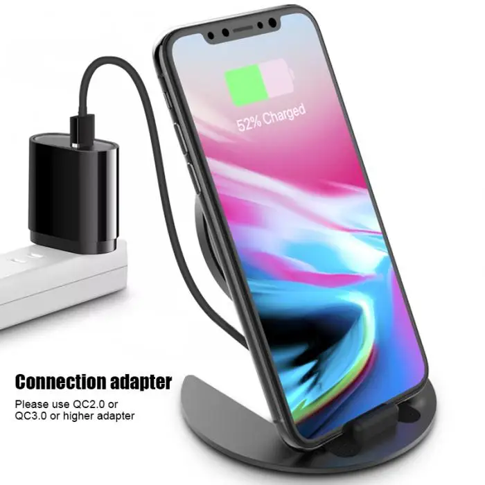 Wireless Charging Stand 15W Magnetic Charging Pad Aluminum Alloy Bracket EM88