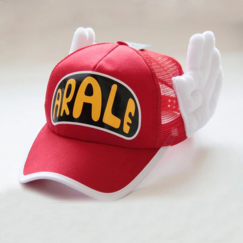 

Anime Cosplay Breathable Net Cap Hats Dr.Slump Arale Angel Summer Colorful Mesh Cap Adult Size Adjustable Gifts