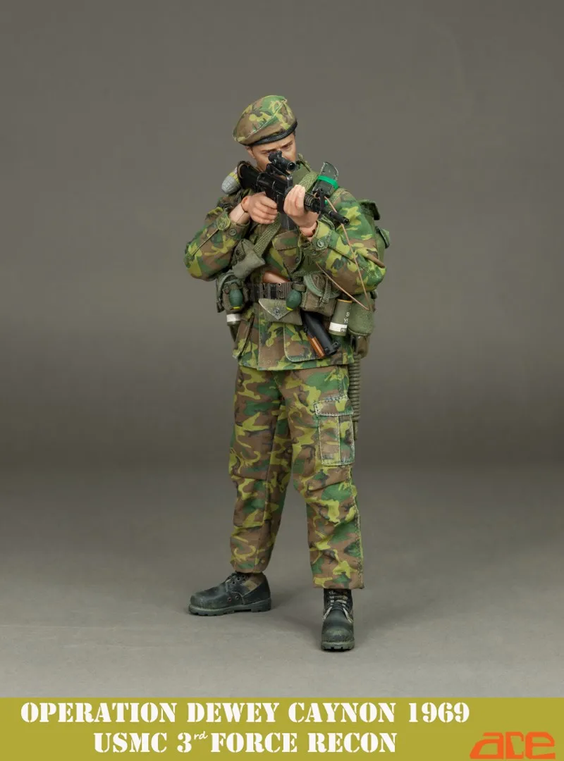 1/6 масштаб фигурка кукла операция Dewey Caynon 1969-USMC 3rd Force Recon Коллекционная 1" фигурка куклы пластмассовые игрушечные модели