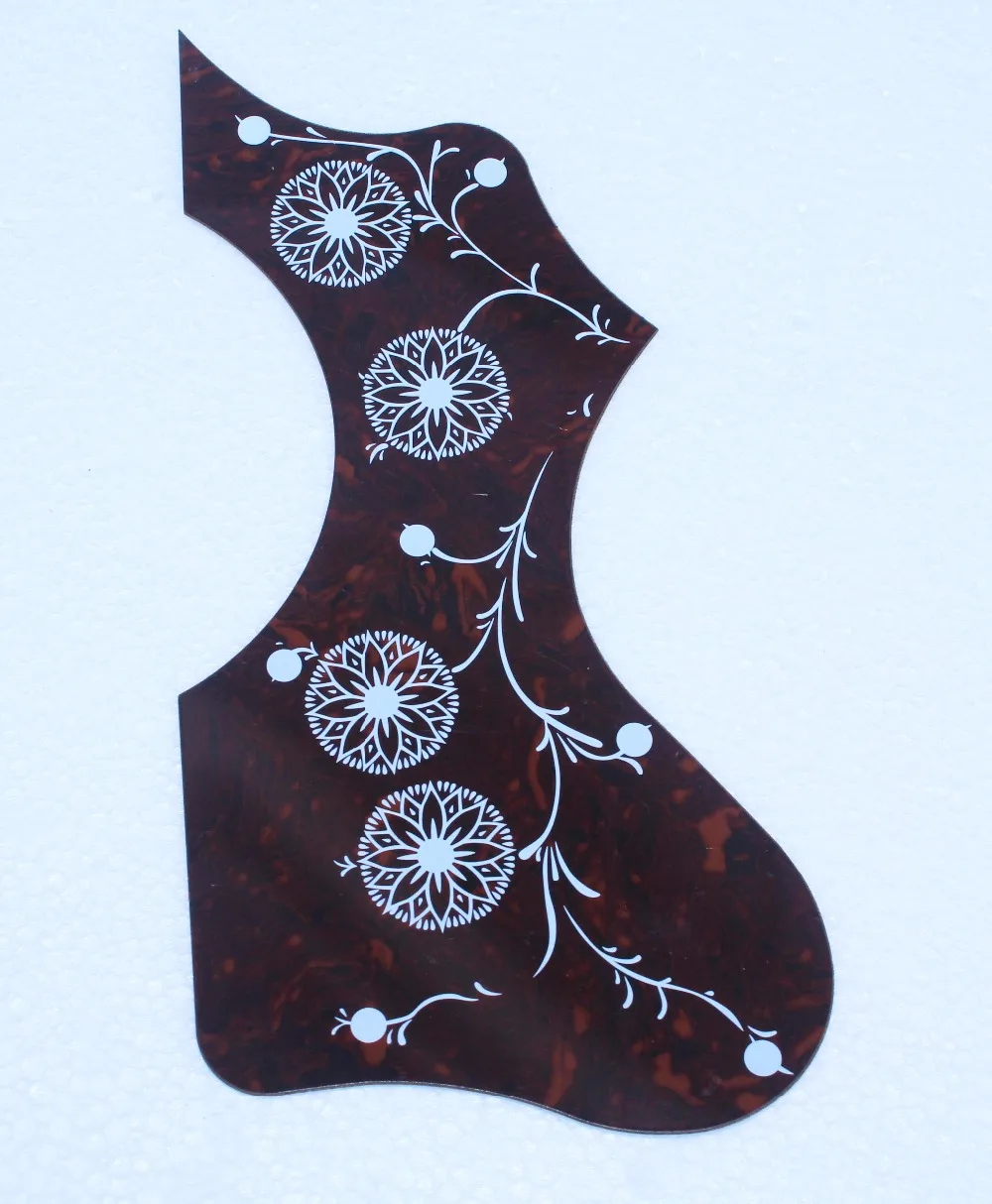 

42 inch jumbo Acoustic guitar cut way model pickguard, celluloid guitar pickguard, 1.2MM thickness