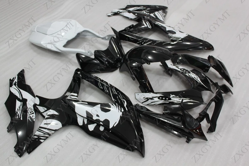 

Full Body Kits GSX R 600 2008 - 2010 K8 Black White girl Abs Fairing GSX-R750 09 10 Fairing GSX R 750 09 10
