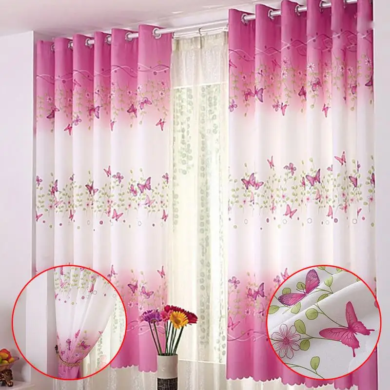 short bedroom curtains short length butterfly short window curtains for living room bedroom curtain beautiful screen romantic girlin from home garden short bedroom curtains short length butterfly short window curtains for living room bedroom curtain beautiful screen romantic girlin from home garden