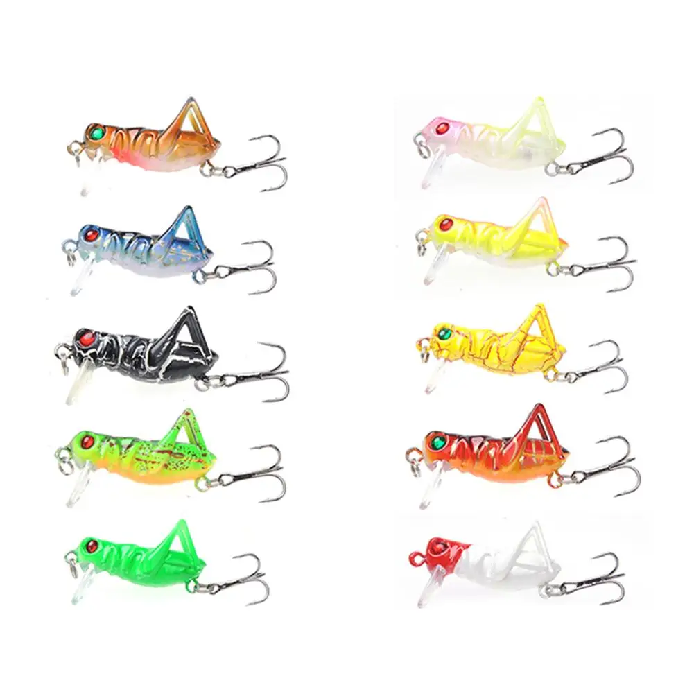 

Promotion Artificial Bait Grasshopper Insects Sea Fishing Lures Best Cheap Fish Lure With Hook 3.5G 4CM