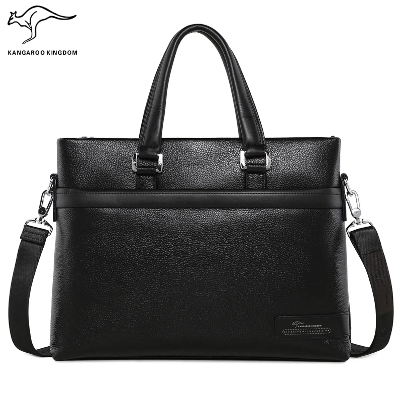 KANGAROO KINGDOM luxury genuine leather bag famous brand men handbag ...