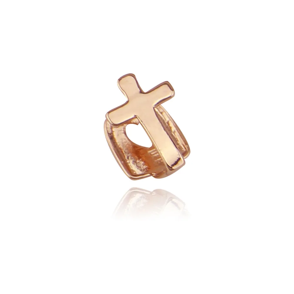 

Single cross tooth braces Gold Color Hip Hop Single Tooth Cap Top & Bottom Grill for Jewelry Gifts Bling Custom Teeth