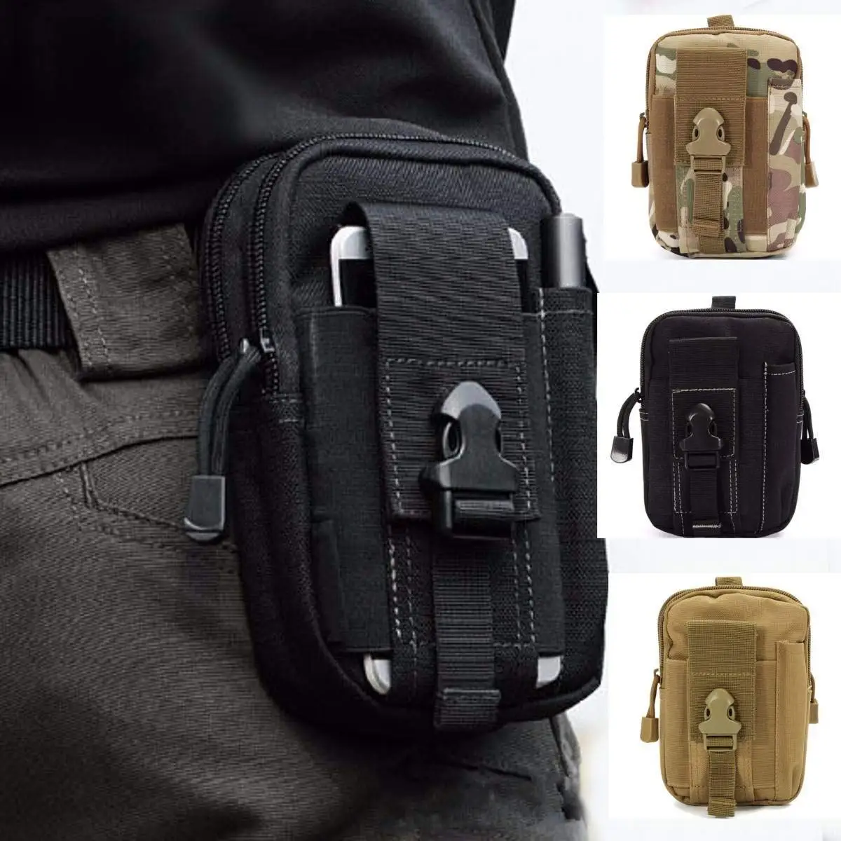 

Waist bag Pouch belt bag Waist Pack Small Pocket Military fanny pack Running Pouch Travel Camping bags bolsa for men women