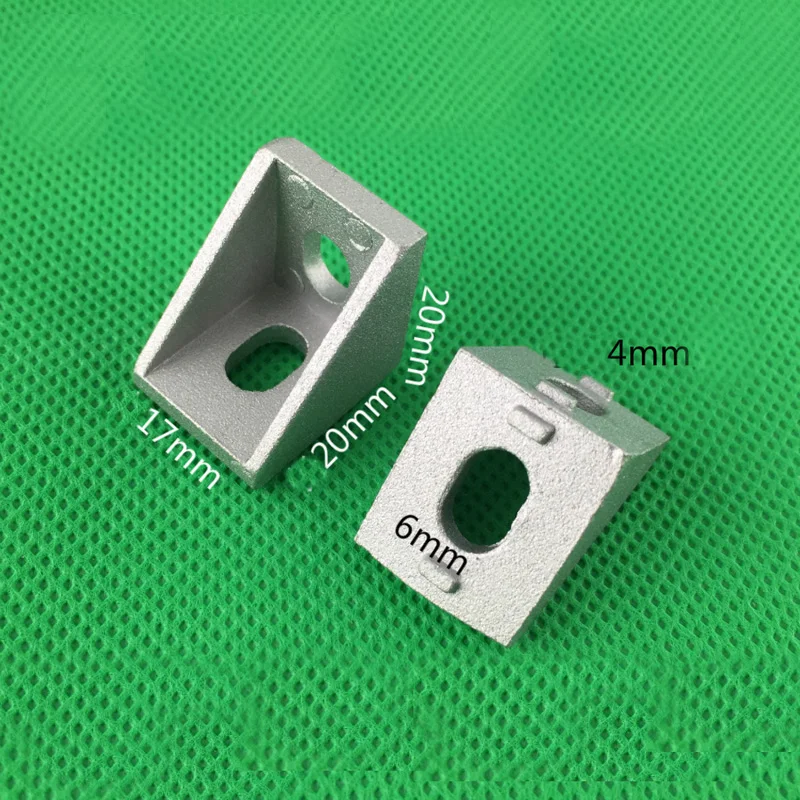 2020 Type Corner Brackets Aluminum Profile Fittings Angle Part Corner