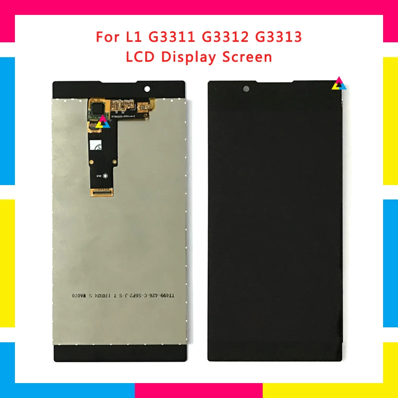 

LCD Display Screen With Touch Screen Digitizer Assembly For Sony Xperia L1 G3311 G3312 G3313 Replacement