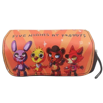 

Cute Cartoon Pencil Case Pen Bag Five Nights at Freddy's The Nightmare before Christmas Leather Stationery Holder Cosmetic Bags