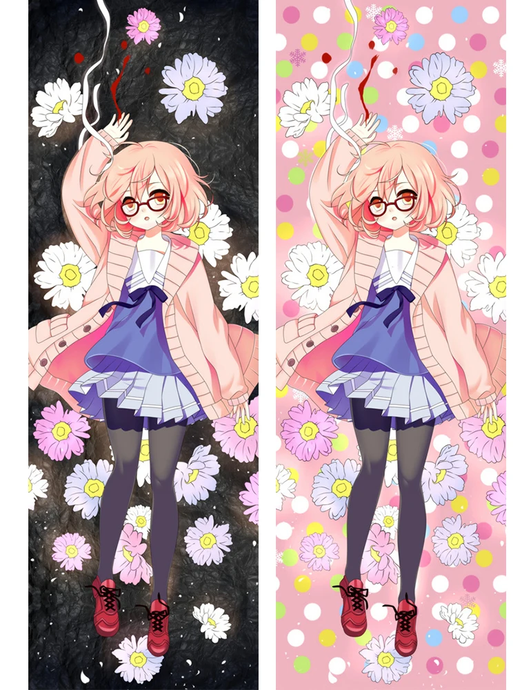 2019-February update Anime Kyokai no Kanata Kuriyama Mirai Hugging Body Pillow Cover Case Dakimakura Decorative | Дом и сад