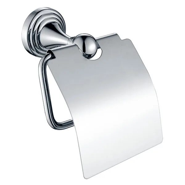 Alta qualidade cromado latão cobre suporte de papel higiênico do banheiro acessórios de Hardware