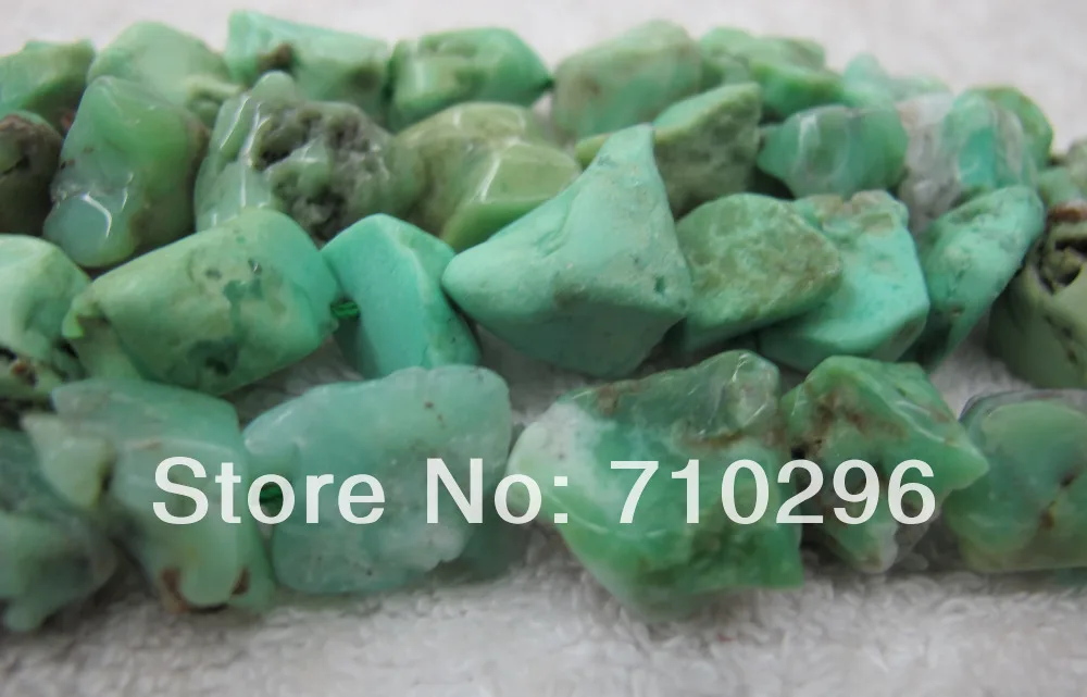 

Gem stone Chrysoprase Semi Precious Stone beads nugget stone for jewelry necklce diy 5strings/lot 15.5"/string