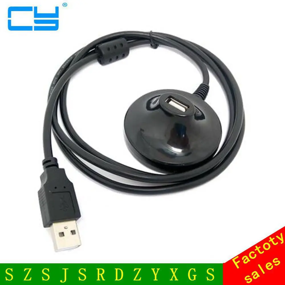 Super Speed USB 2.0 Male to Female Extension Dock Station Docking Cable 1.5Min Computer Cables