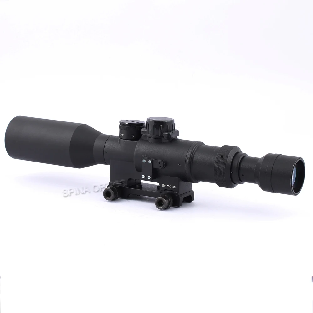 SPINA Оптика Тактический 3-9X42 прицелы для охотничьих ружей оптика охотничий оптический прицел красный точечный свет 11 мм/20 мм волна база для рейки riflescope
