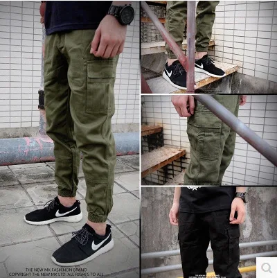 Brand cargo pants for Men boy fashion jogger pants