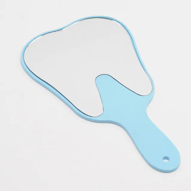 Dental Mirror Fashionable Cute Plastic Handle Mouth Mirror Tooth Care