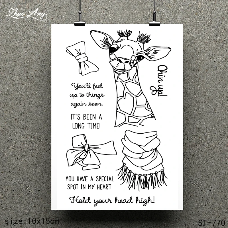 

ZhuoAng Beautiful Pattern Design Clear Stamp / Scrapbook Rubber Stamp / Craft Clear Stamp Card / Seamless Stamp ST-770