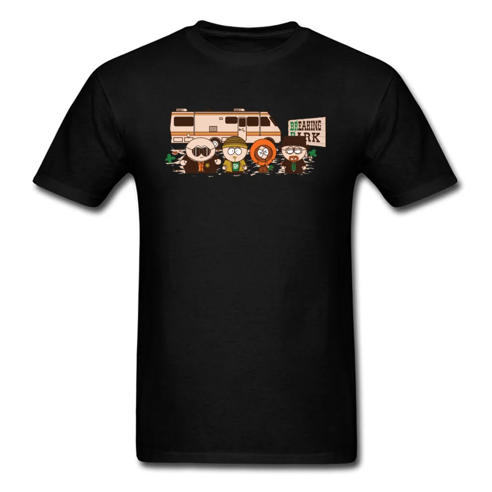 Breaking Park Мужская футболка Чиби мультфильм футболка группа топы футболки 90 s хип-хоп Футболка хлопковая одежда на заказ компания