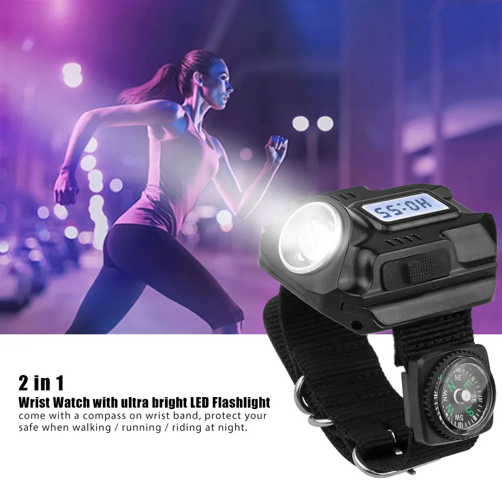 led flash watch