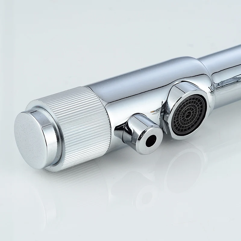 Fapully Kitchen Faucet with Filtered Water Chrome Mixer Crane 3 way hot and cold Silver Brass Faucet Sink Tap Faucets 702-33C