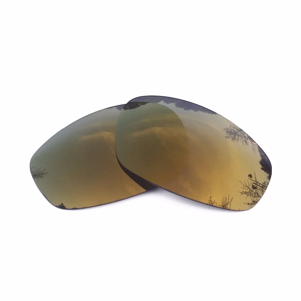 

Bronze Gold Mirrored Polarized Replacement Lenses for Split Jacket Sunglasses Frame 100% UVA & UVB