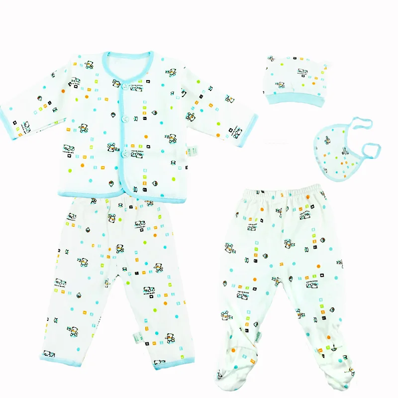 Bekamille для новорожденных, комплект для малышей(5 шт./компл.) Нижнее белье для младенцев, комплект одежды для мальчиков и девочек костюм более 20 видов стилей - Цвет: CW6002E