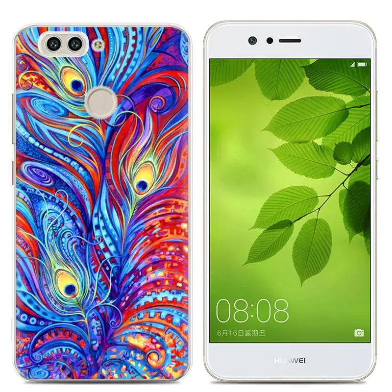 New Arrival Phone Case For Huawei Nova 2 PIC-AL00 5-inch Fashion Design Art Painted TPU Soft | Мобильные телефоны и