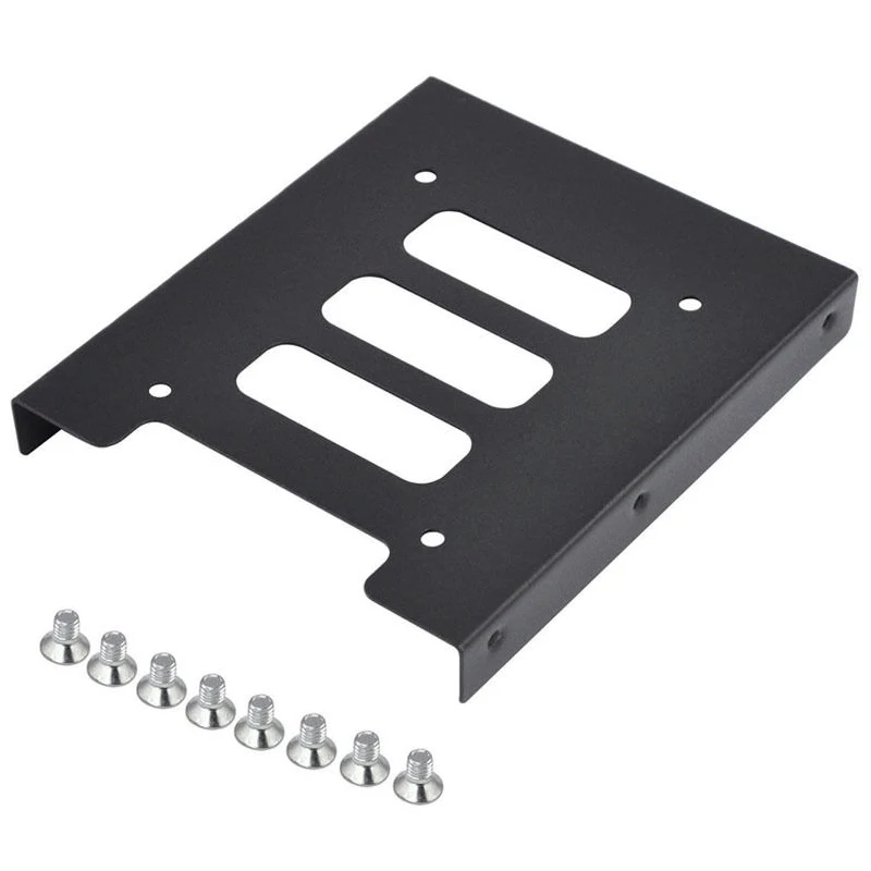 

2.5" to 3.5" SSD HDD Metal Adapter Mounting Bracket Hard Drive Holder for PC