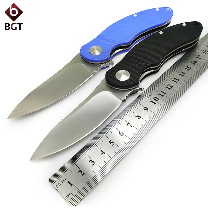 

9CR18MOV Tactical Folding Pocket Knife G10 Fruit Hunting Outdoor Camping Rescue Tools Utility Combat Survival EDC Multi Knives