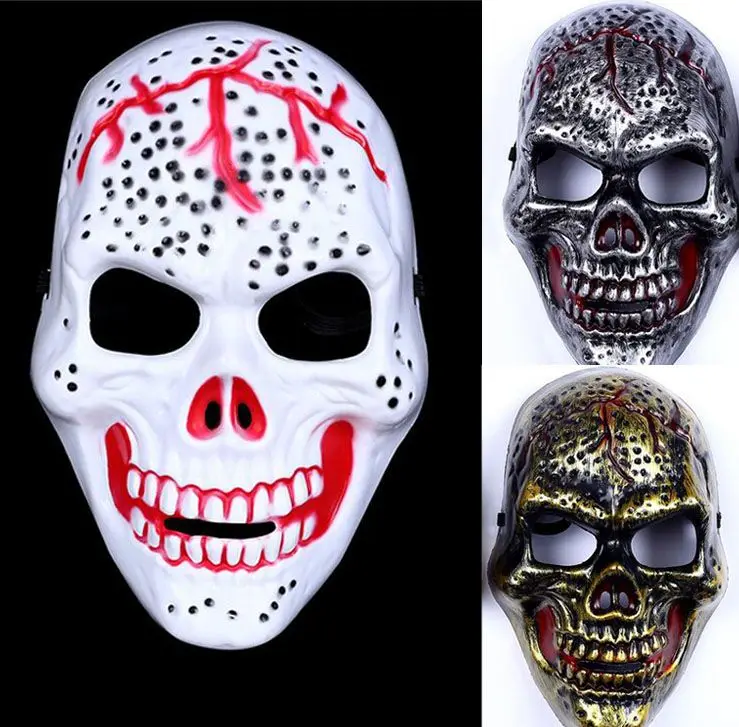 Archaize warna bintik bintik topeng hantu, Halloween horor