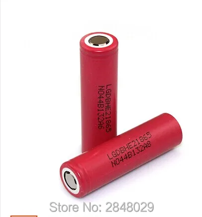 

HE2 2pcs original for LG 18650 3.7 V 2500 mAh IMR18650 35A charged battery High Capacity 20A maximum switching descargaE4 (HE4)