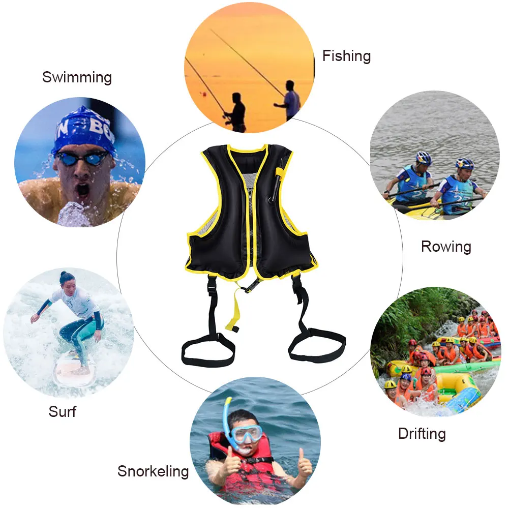 Универсальный Спасательный жилет для детей и взрослых безопасности Плавание Дайвинг плавучести жилет для мужчин женщин одежда заплыва