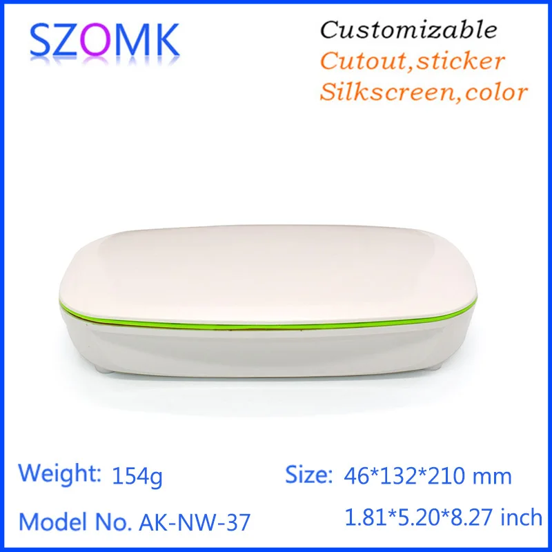 

10pcs a lot Plastic Wifi Router Enclosure Office Shalastic connecting box abs material usb and connector network shell