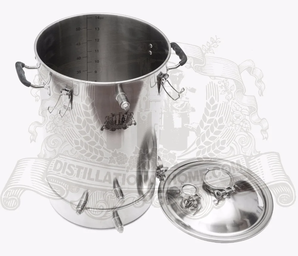 Многофункциональный Котел пюре Бак Brew танк ликеро водочный завод бака 55L (14Gal) из