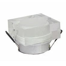 20 шт./партия квадратный 3 Вт 4 Вт Кристальный акриловый потолочный светильник декоративная лампа теплый белый/красный/зеленый/синий/желтый