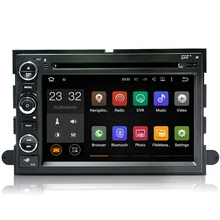 Free Shipping Android 7.1 RAM 2G ROM 16G Car DVD GPS For Ford Focus Fusion Expedition F150 F250 F500 Escape Edge Mustang