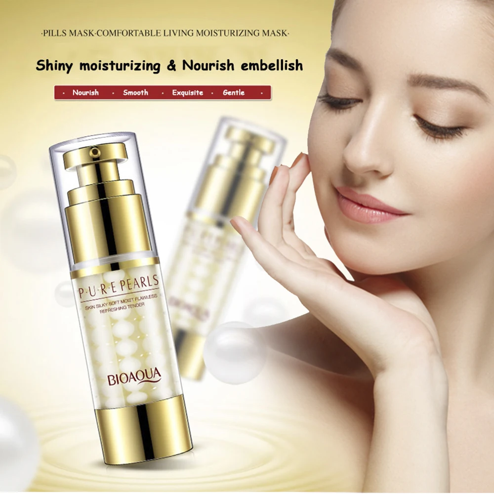 BIOAQUA, чистый жемчуг, коллаген, гиалуроновая, мягкая, уход за кожей ...