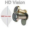 Optical Glass 200 Degree Wide Angle Door Viewer Antique Brass Peephole Hotel/Home Door Spyphole Viewer for 35-55mm Thick Door ► Photo 2/6