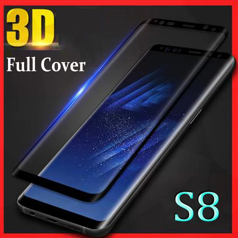 

For Samsung S8 Glas Screen Protector Tempered Glass For Samsung Galaxy S8 plus S 8 Glas S8plus Screen Film Full Cover case
