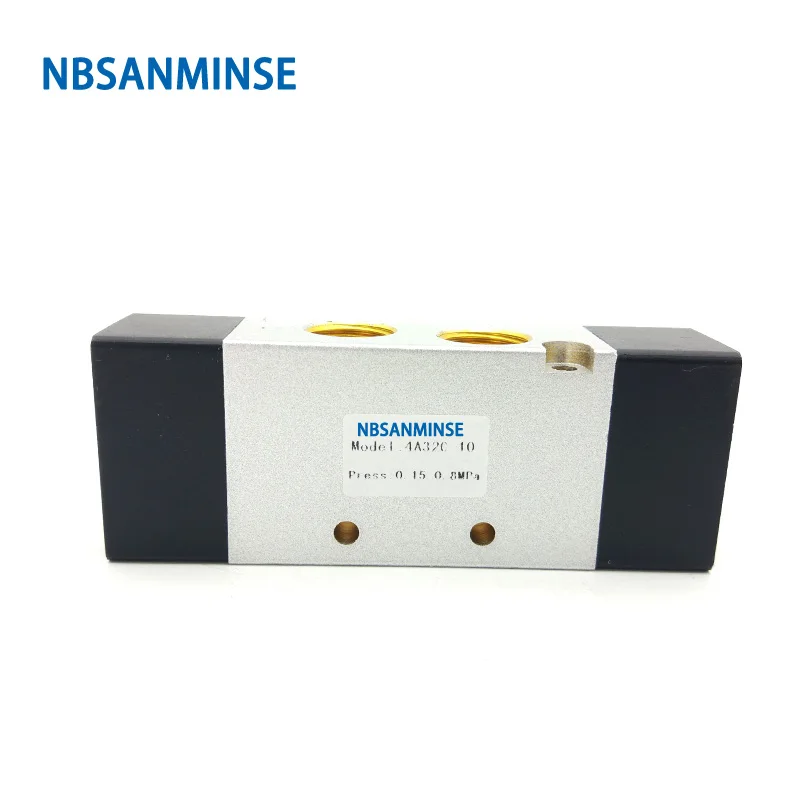 

NBSANMINSE 4A310 4A320 4A330 1/4 3/8 Pneumatic Control Air Valve AIRTAC Type Two Position Five Way Three Position Five Way