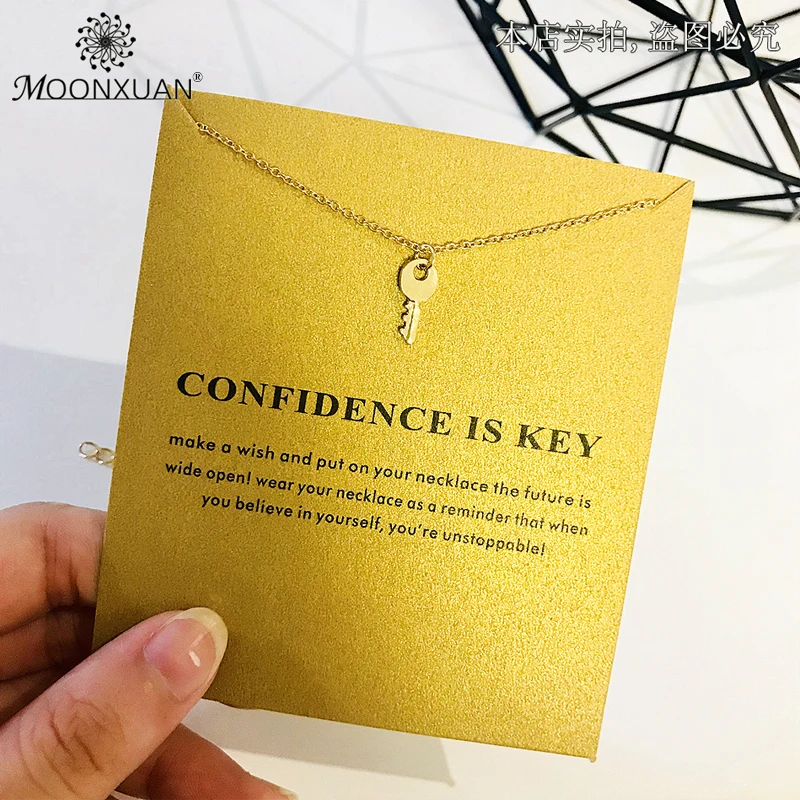 Золотистый и серебристый чокер dogear Key Женское Ожерелье цепочка колье 2019