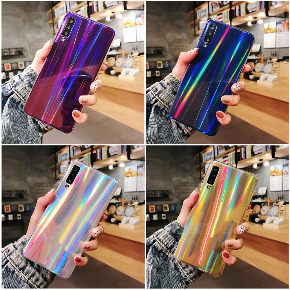 

Luxury Glitter Case For Samsung Galaxy A10 A30 A40 A50 A60 A70 A80 A7 A9 2018 S7 Edge S8 S9 S10 Note10 Plus Silicone Cover