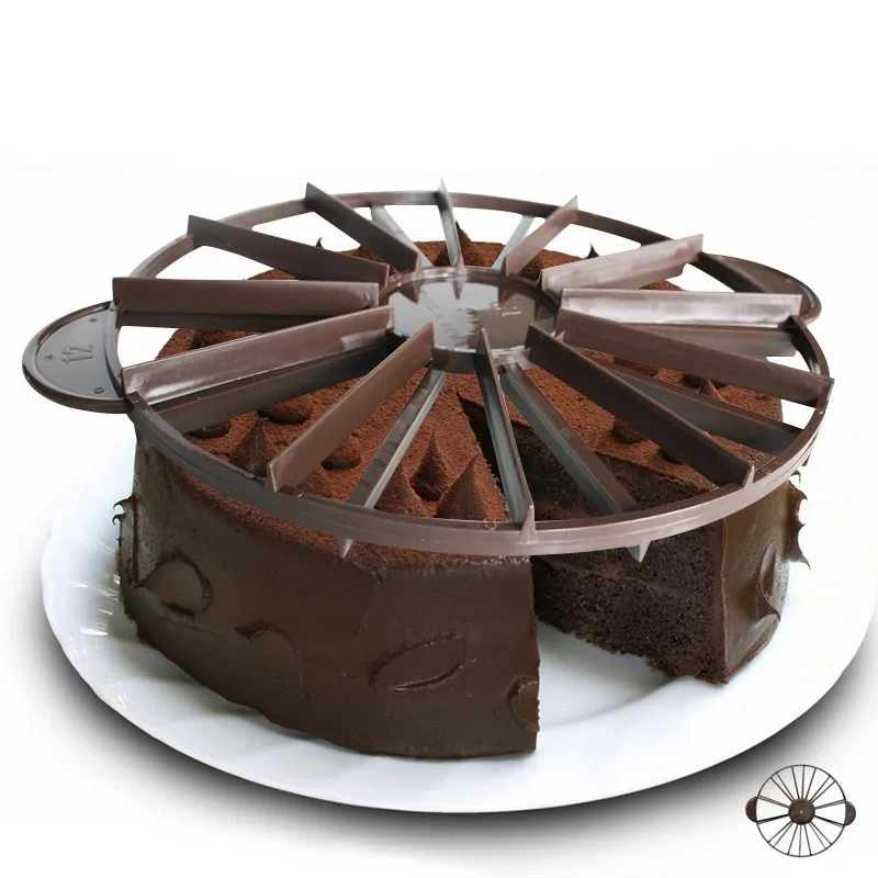 Tranche De Gateau De Tarte 10 12 Pieces Marqueur De Portion Egale Diviseur De Decoration Outil Modele De Coupe Aliexpress