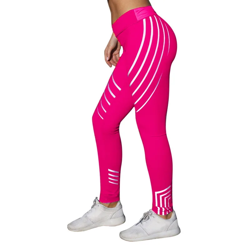 LOOZYKIT, 1 шт., Спортивные Женские легинсы для фитнеса, светящиеся, для фитнеса, светоотражающие, с лазерной полосой, с принтом, бесшовные, женские леггинсы для тренировок - Цвет: style 10