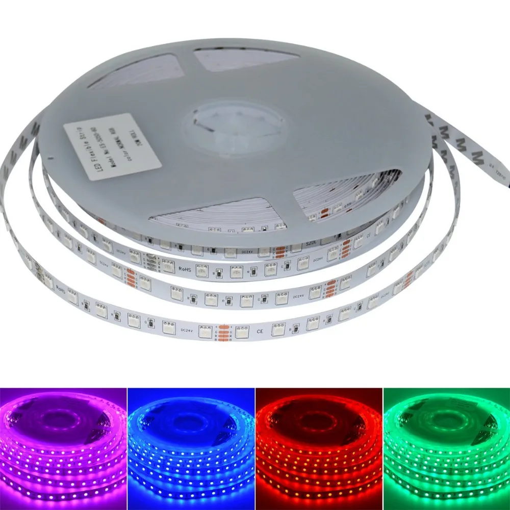 Meter Onderhoudbaar Bewijzen Rgb Led Strip Light 20 Meters (65.6 Ft ) Rgb Flexible Color Changing  Colorful Smd5050 1200 Leds Light Strip 24v Led Strip Lights - Led Strip -  AliExpress