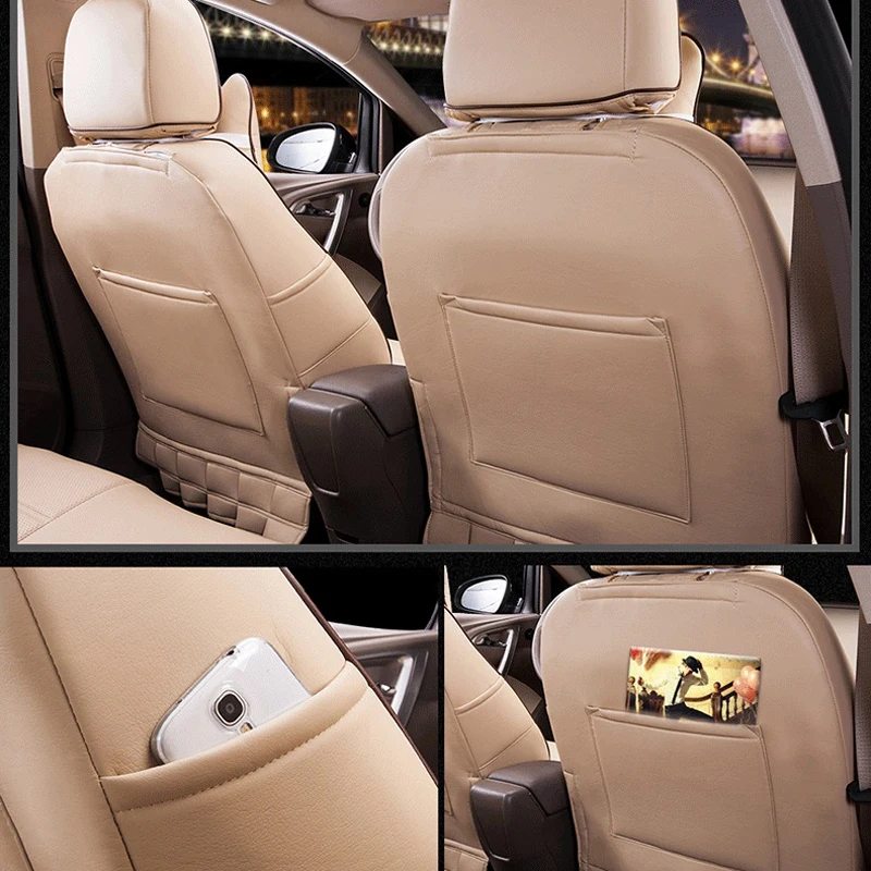 AutoDecorun PU leather covers seat for Mercedes Benz Smart fortwo car seat cover sets forfour seat cushion supports accessories