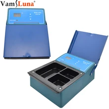 Стоматологическое Аналоговое нагревание воска котелок для плавления 3 хорошо восковый нагреватель расплава стоматологическая машина лабораторное устройство установка температуры с цифровым ЖК-дисплеем