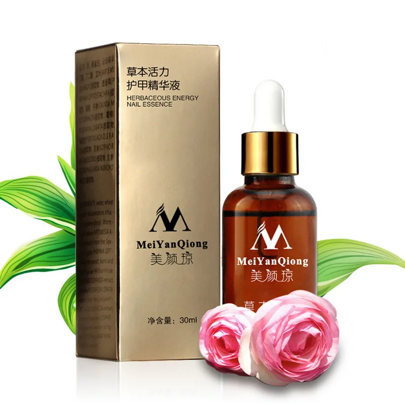 Manooby High Quality Chinese Herb Nail Care Essence Liquid Cuticle Anti Fungal Infection Finger Toe Nail Essence Liquid 30ML