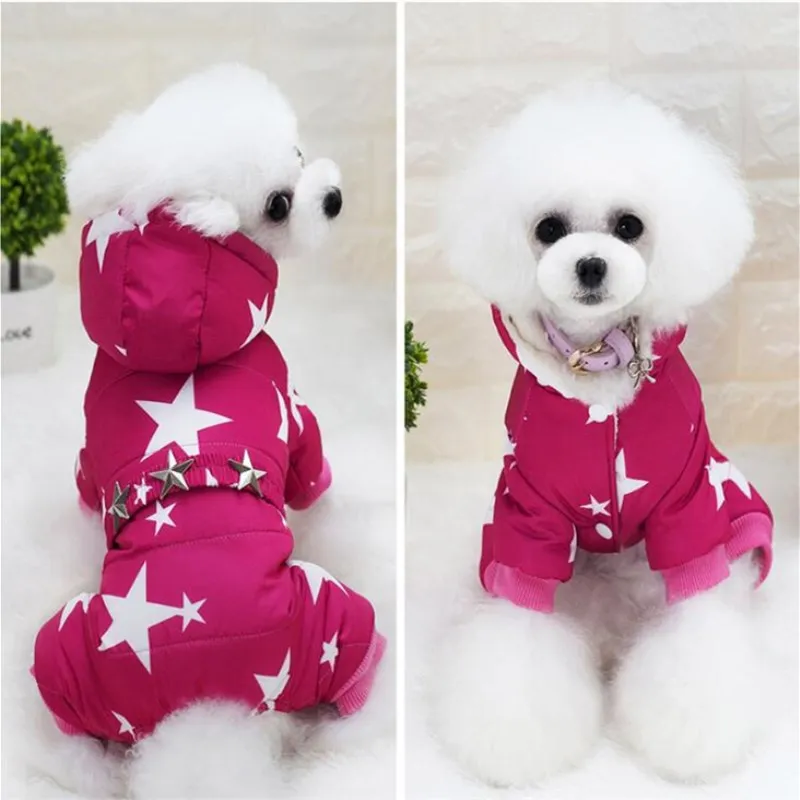 Популярная одежда для собак, пальто, зимняя теплая верхняя одежда, утолщенный костюм для собак, стеганая куртка, изделия для домашних кошек, одежда для собак, щенков